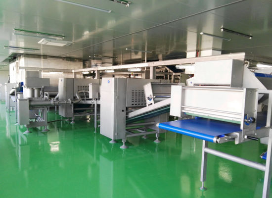 kupować -40 ℃ Automatyczna maszyna do mrożenia ciasta tunelowego Maszyna do laminowania ciasta Do ciast rogalików i saszetek produkcja online