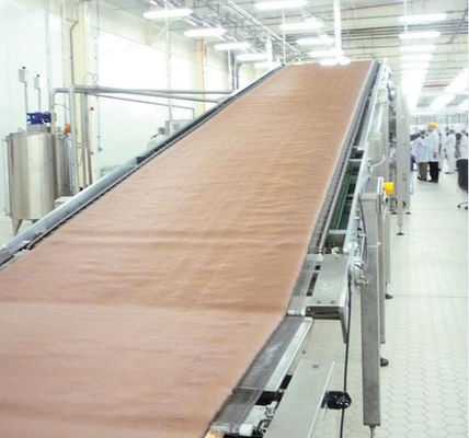 kupować Czekolada Swiss Roll Cake Making Machine z Deponent do różnych wypełnień produkcja online