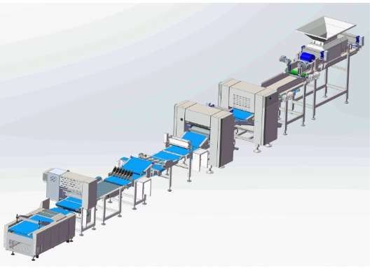 kupować Ciabatta 1000 kg / godz Przemysłowy sprzęt piekarniczy z Chunker produkcja online