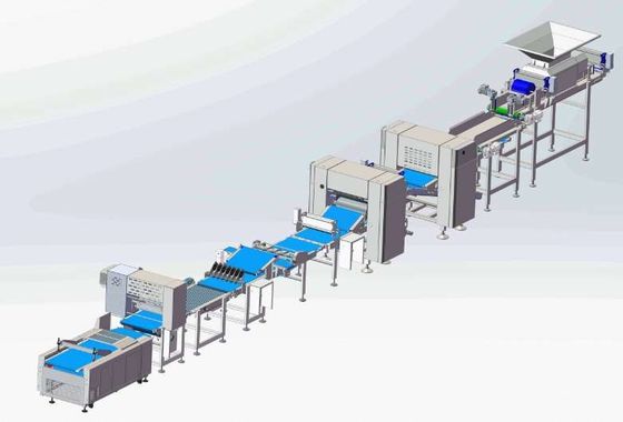 kupować Cyna 300 kg / godz Linia produkcyjna bagietek do produkcji chleba rzemieślniczego produkcja online